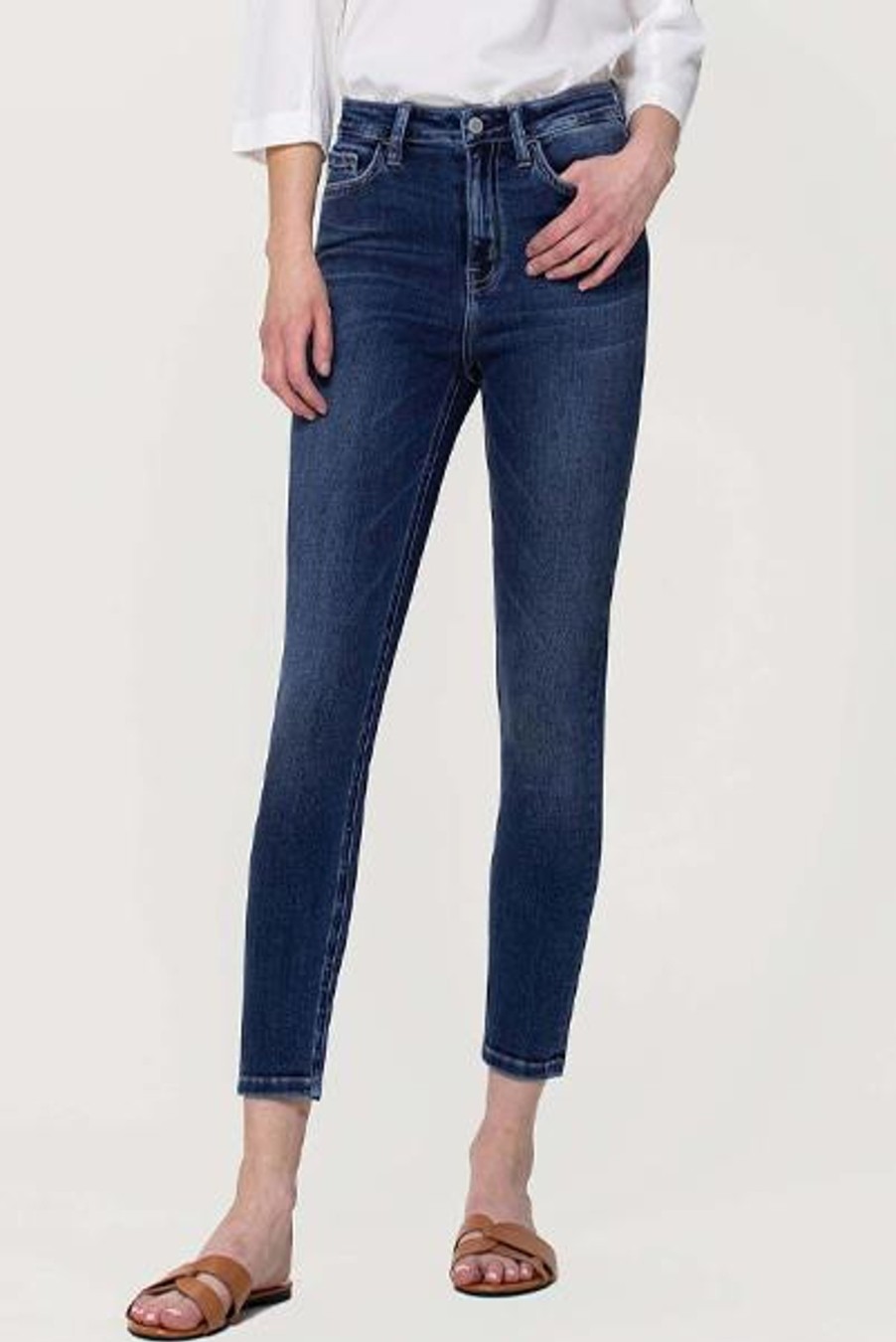 Shop All Flying MonHot | Super Soft High Rise Cropped Skinny