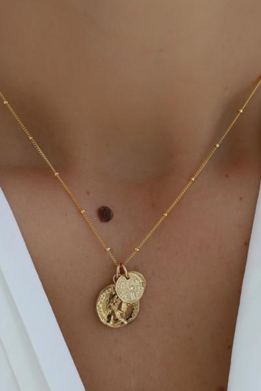 Shop All Katie Waltman | Coin Charm Necklace