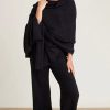 Clothing Barefoot Dreams | Barefoot Dreams Pashmina Black