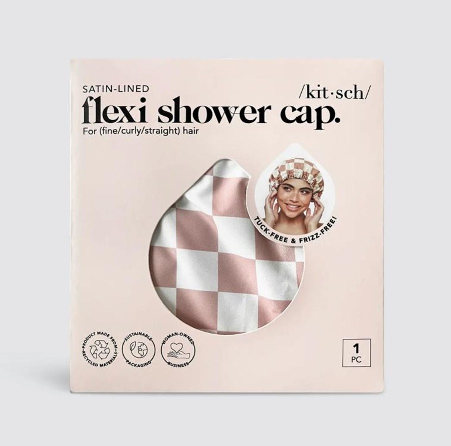 Shop All Kitsch | Satin Lined Flexi Shower Cap