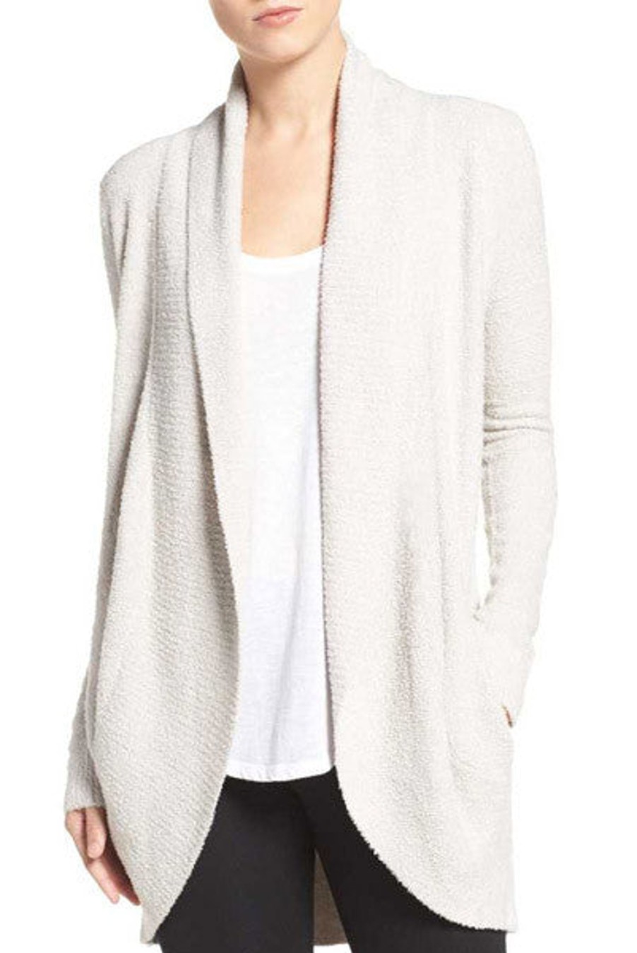 Shop All Barefoot Dreams | Barefoot Dreams Cozychic Lite Circle Cardi Silver