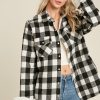 Shop All BluIvy | Plaid Sherpa Lined Shacket