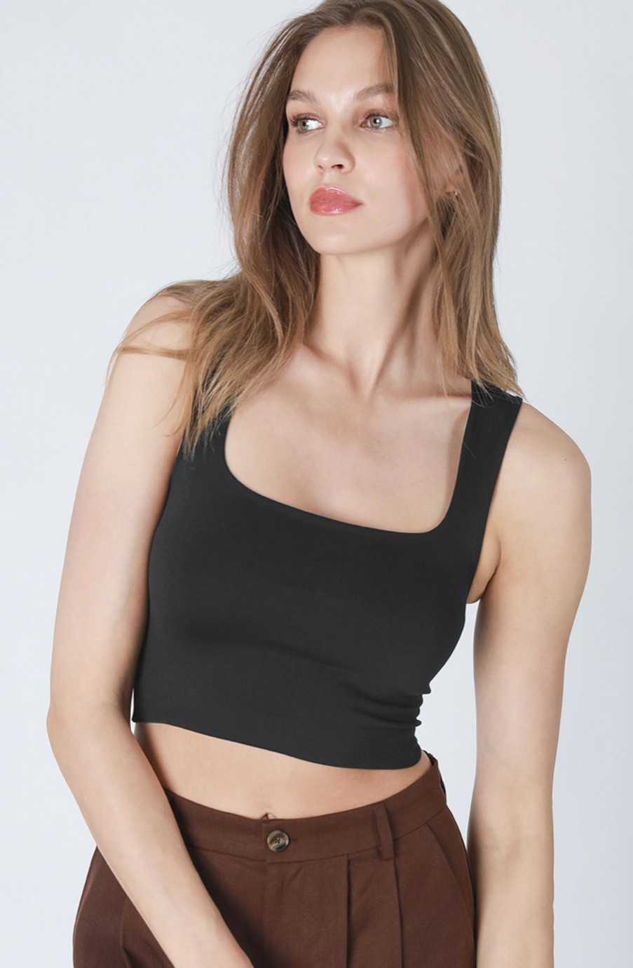 Shop All NikiBiki | Sadie Square Neck Layering Tank