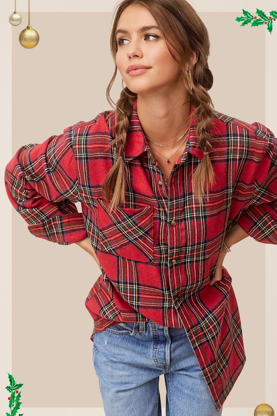 Shop All La Miel | Stacey Plaid Button Down