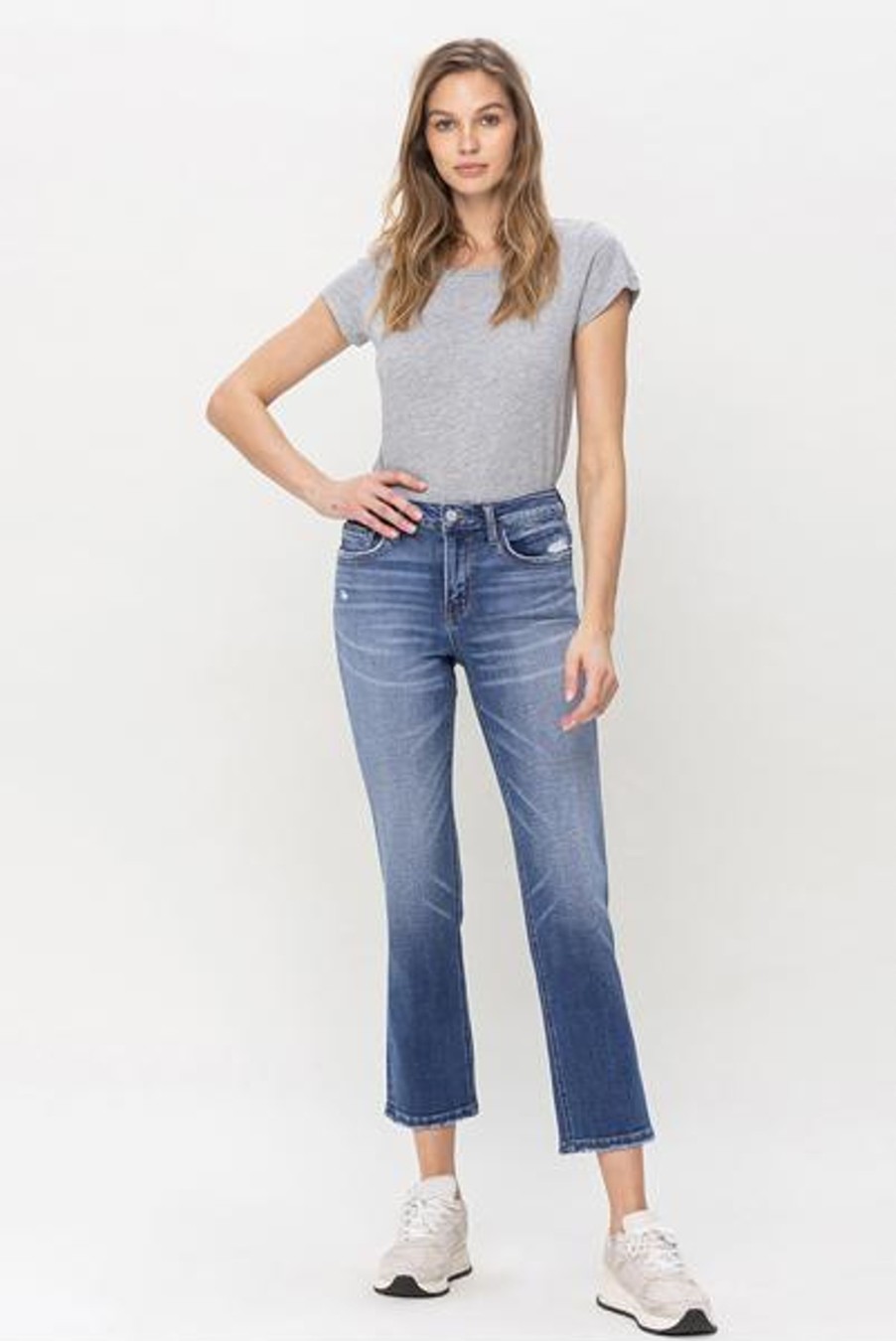 Shop All Flying MonOnline | Mid Rise Straight Denim