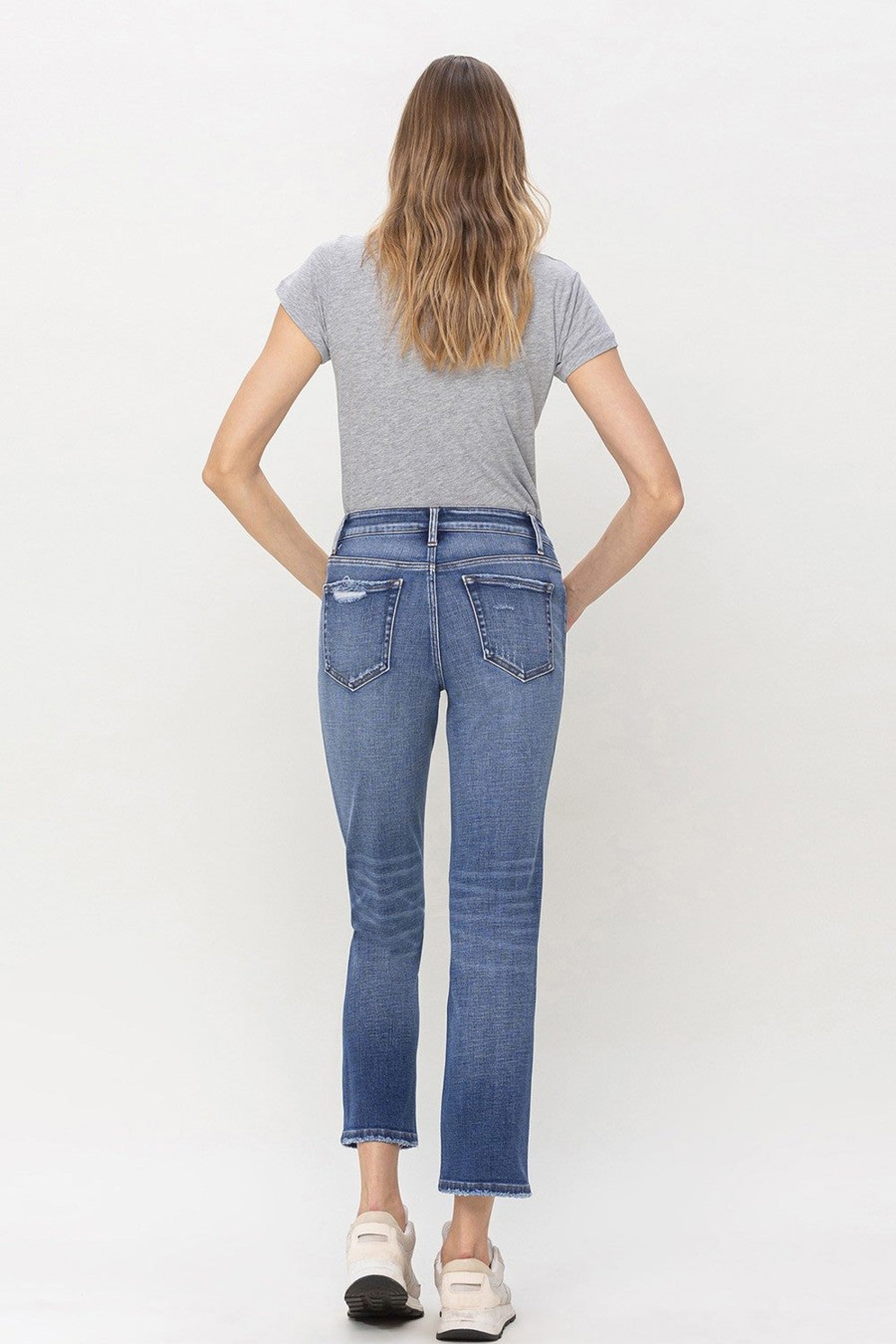 Shop All Flying MonOnline | Mid Rise Straight Denim