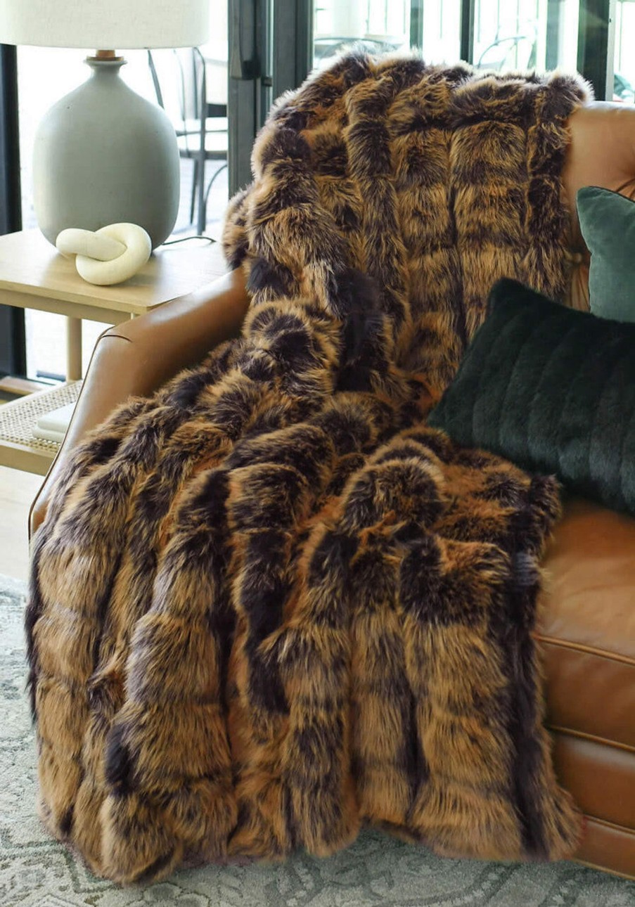 Shop All Crush Clothing | Canadian Fox Faux Fur Throw 60 X 72