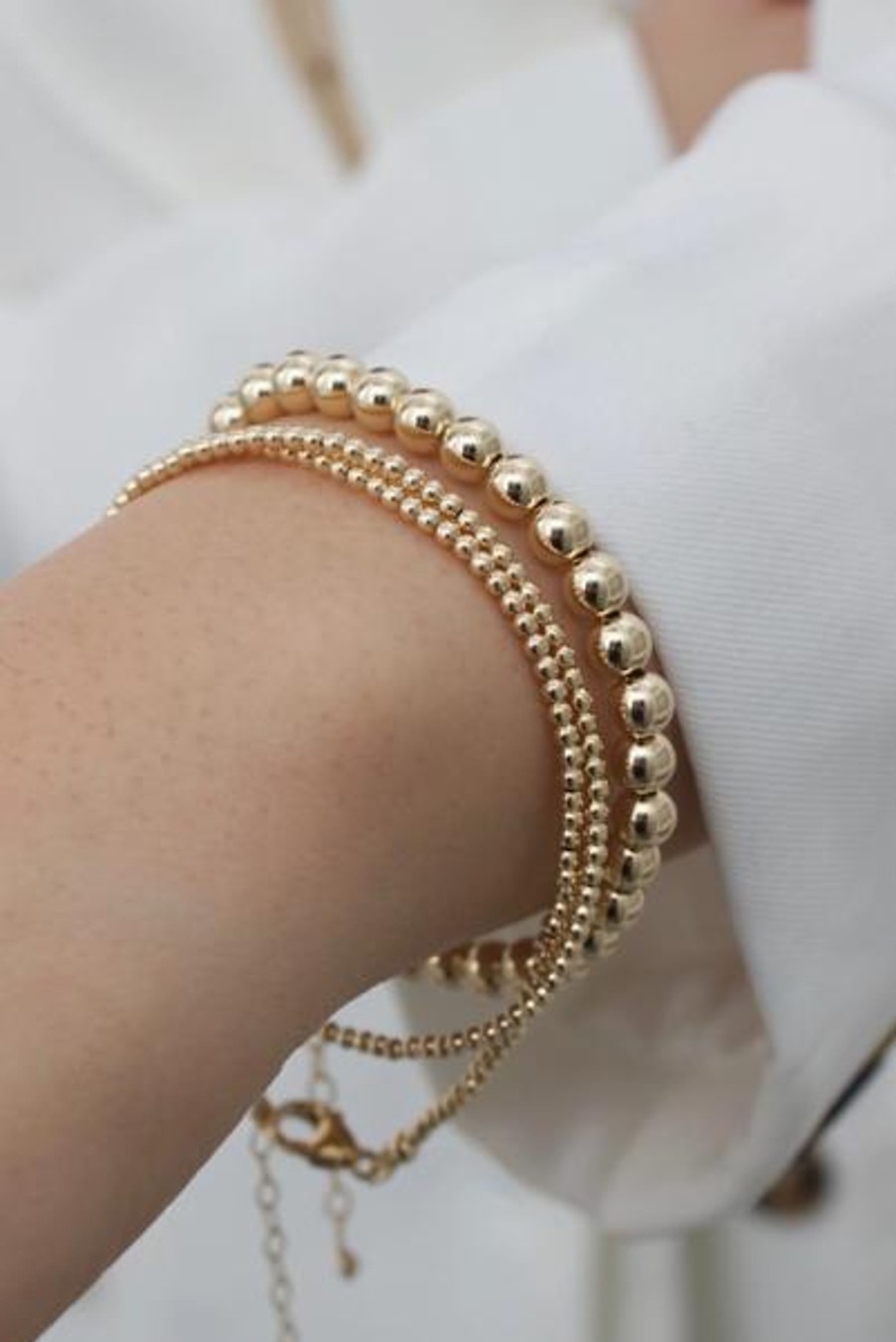 Accessories Katie Waltman | Fill 5Mm Ball Bracelet