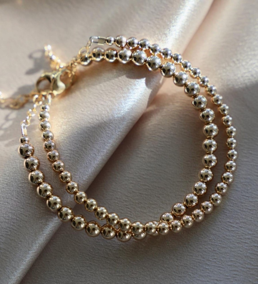 Accessories Katie Waltman | Fill 5Mm Ball Bracelet