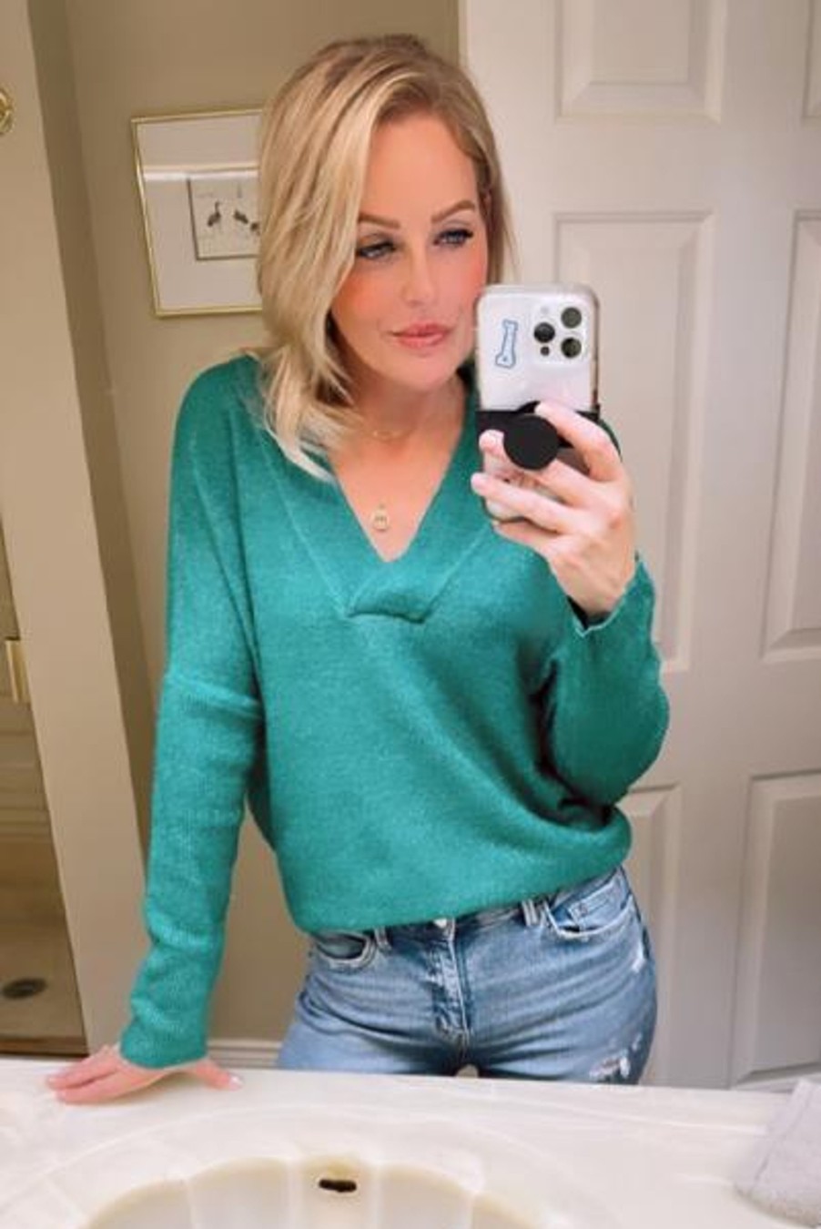 Shop All Miracle | Chrissy Emerald Sweater