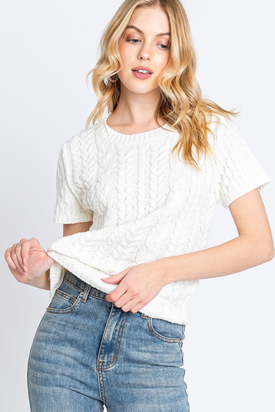 Shop All calista | Cynthia Cable Knit Sweater