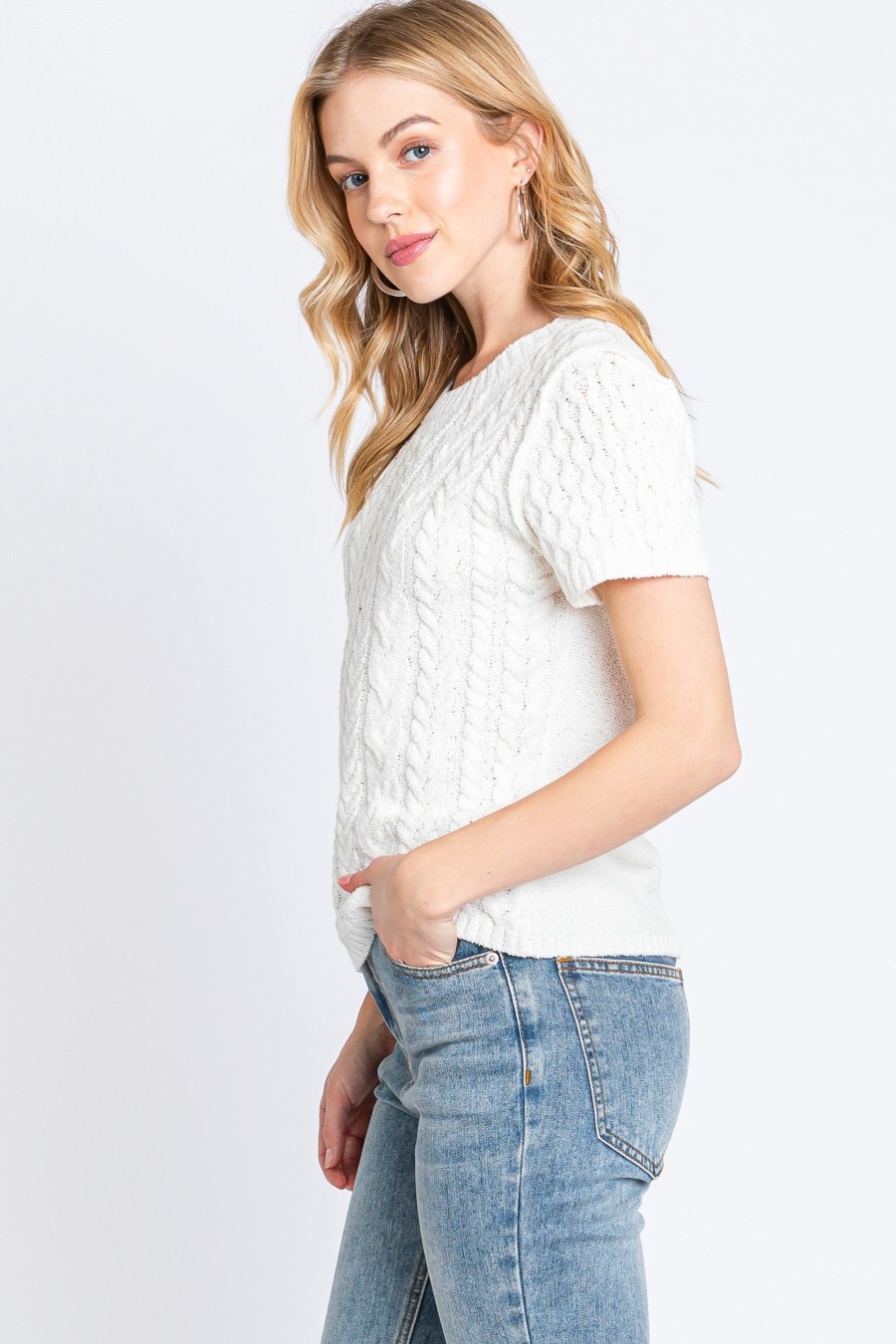 Shop All calista | Cynthia Cable Knit Sweater