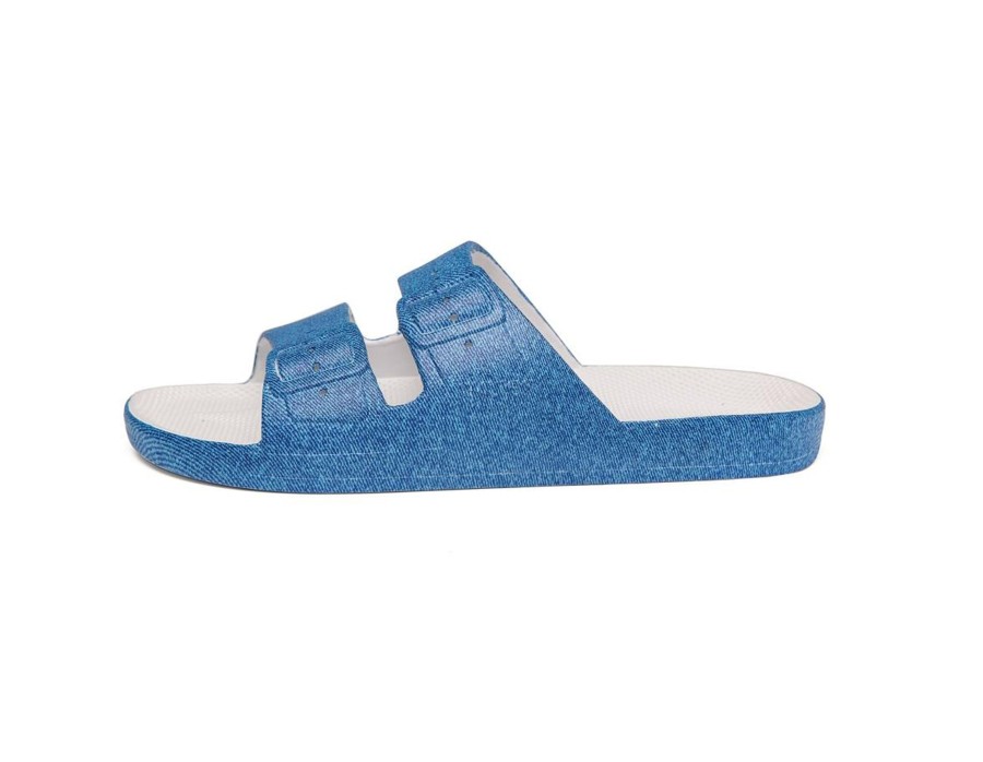 Shop All Moses | Freedom Moses Denim Print Sandals