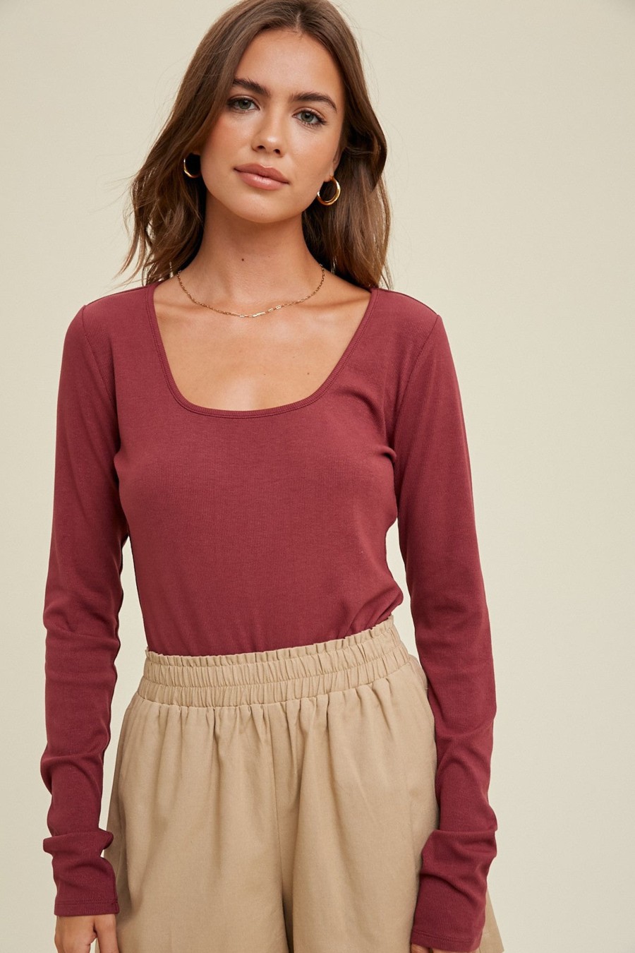 Shop All Wishlist | Rebecca Square Neck Top