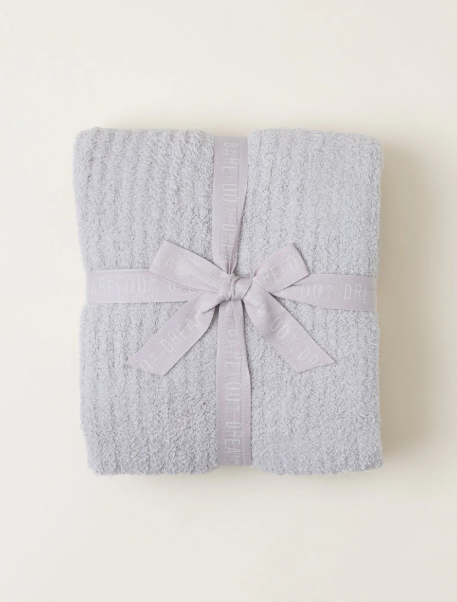 Shop All Barefoot Dreams | Barefoot Dreams Silver Ribbed Throw