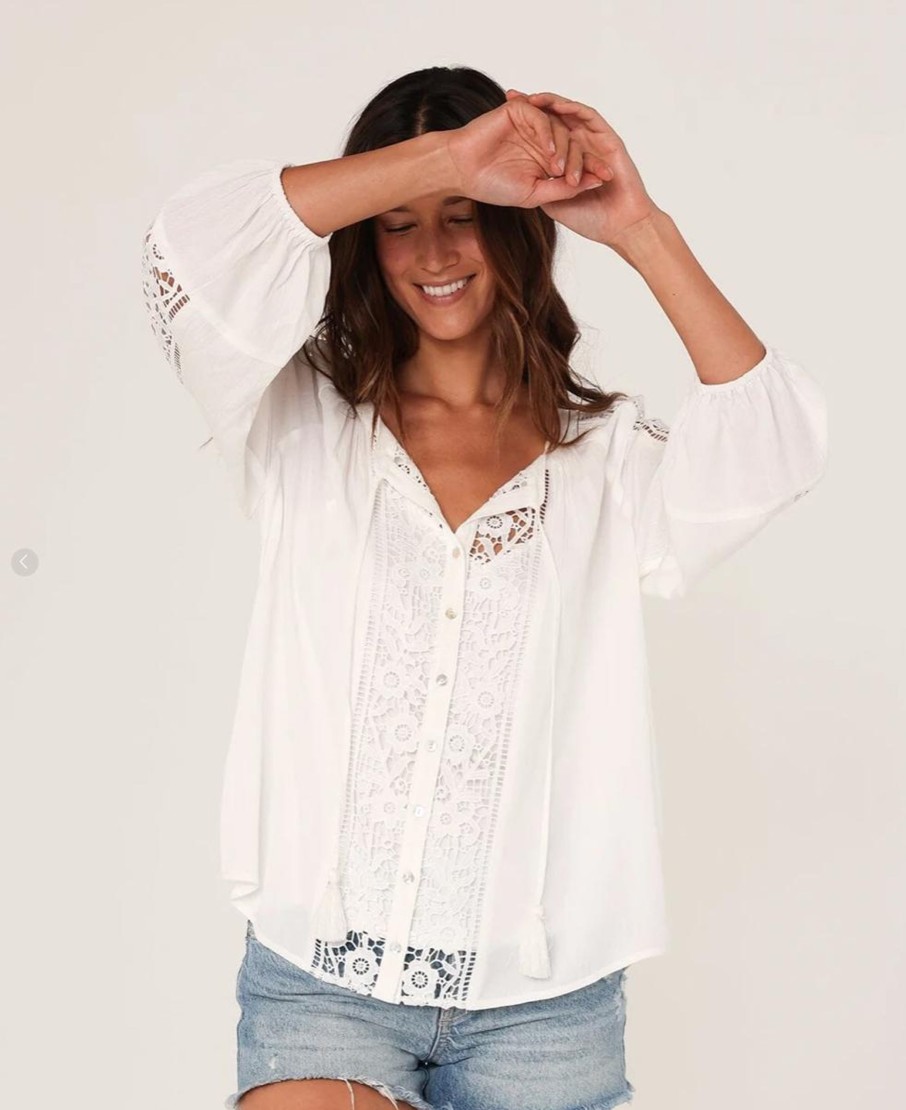 Shop All love stitch | Asher Laced Blouse