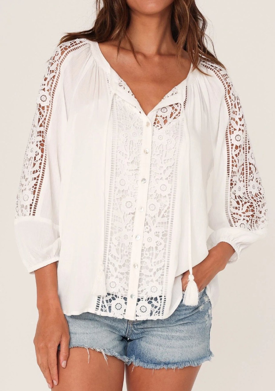 Shop All love stitch | Asher Laced Blouse