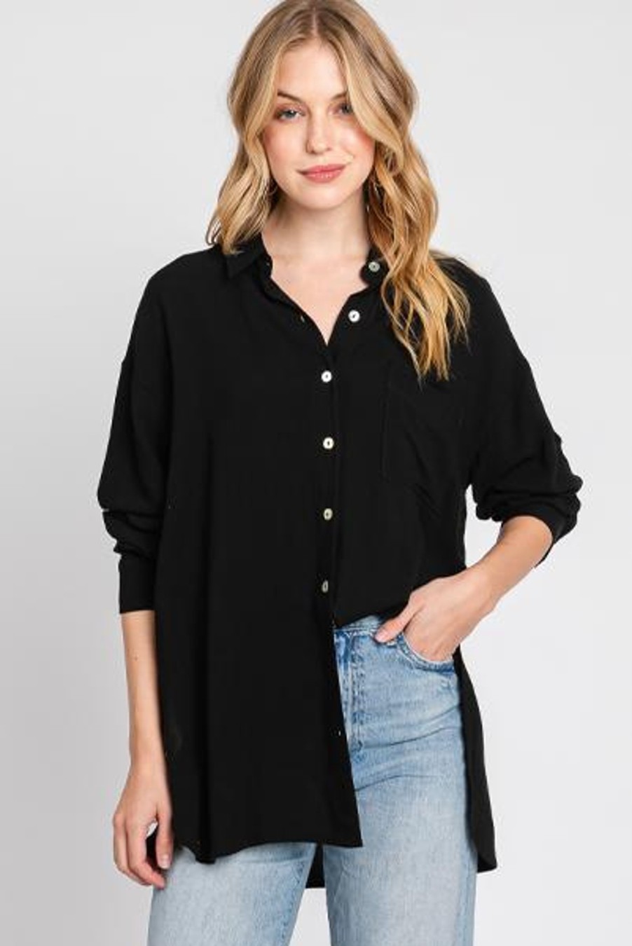 Shop All Final Touch | Gracie Button Down Blouse