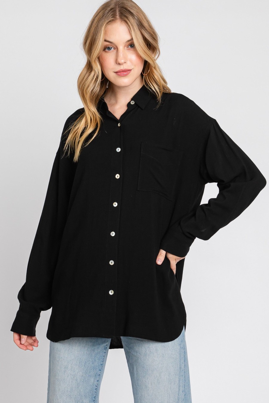 Shop All Final Touch | Gracie Button Down Blouse